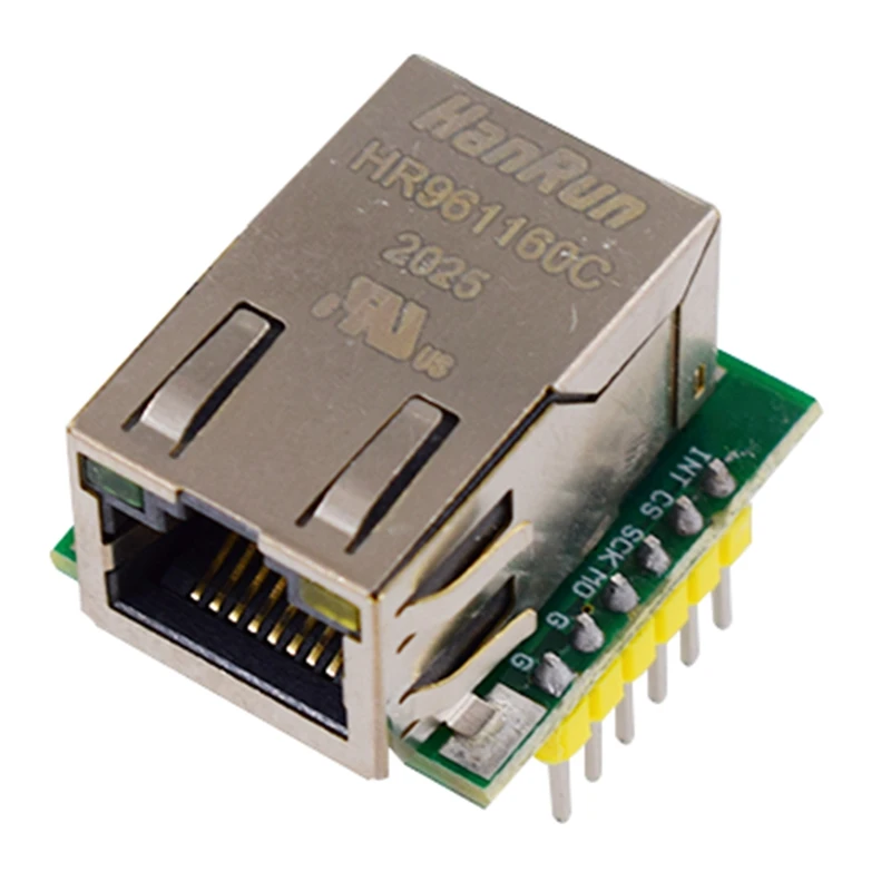 2 PZ/LOTTO USR-ES1 W5500 Chip di Nuova SPI Per LAN/ Ethernet Converter TCP/IP Mod Modulo