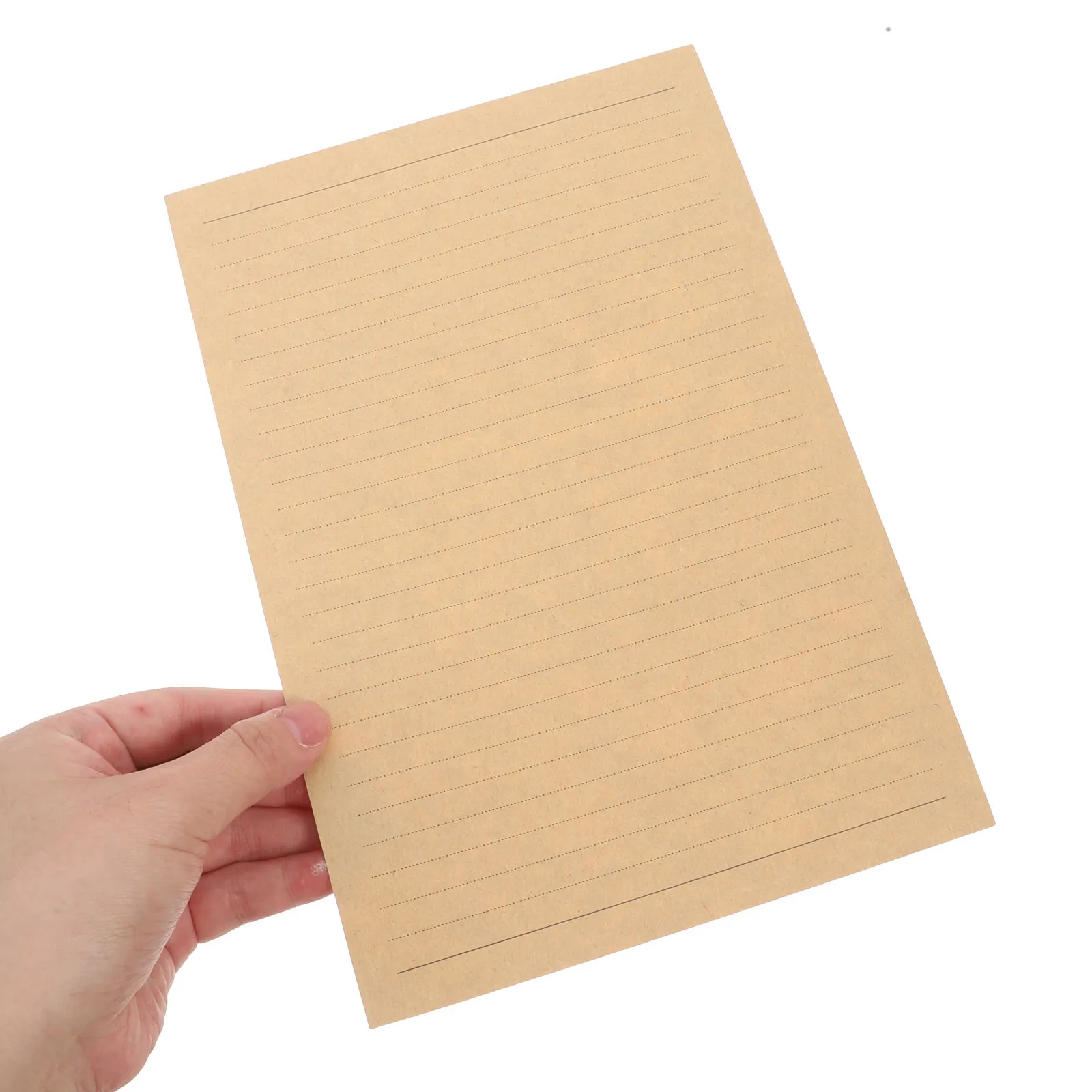 

50 Sheets Vintage Kraft Lined Letter Paper B5 Ideal for Thank You Cards Wedding Anniversaries Graduation Poetry