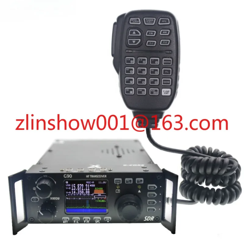 SSB CW AM SSB G90 0.5-30MHz 20W Amateur Radio SDR Frame Built-in Automatic Antenna Tuner