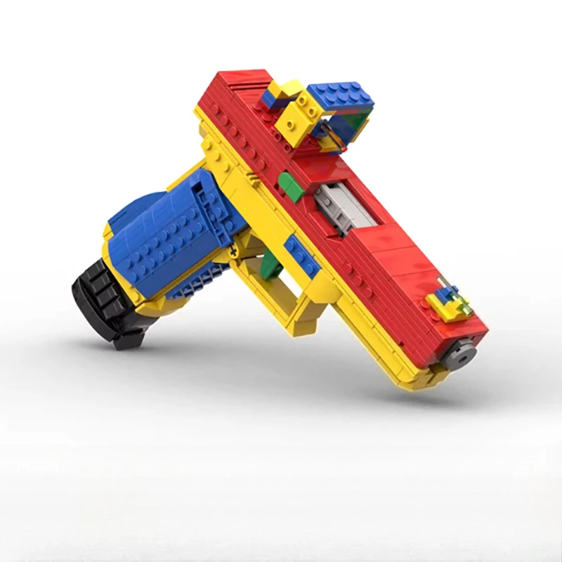 510PCS Klassieke Pistool G19 Bouwstenen Emissibility Met Bullet Monteren Gun Bricks Wapen Speelgoed Cadeau Voor Militaire Fan