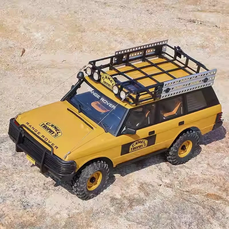 รถบังคับวิทยุ New Fms 1/10 Camel Cup Fcx10 รุ่นจำลอง รถปีนเขาไฟฟ้า ขับเคลื่อนด้วยรีโมทคอนโทรล สำหรับขับขี่ออฟโรด ของขวัญสำหรับเด็กผู้ชาย