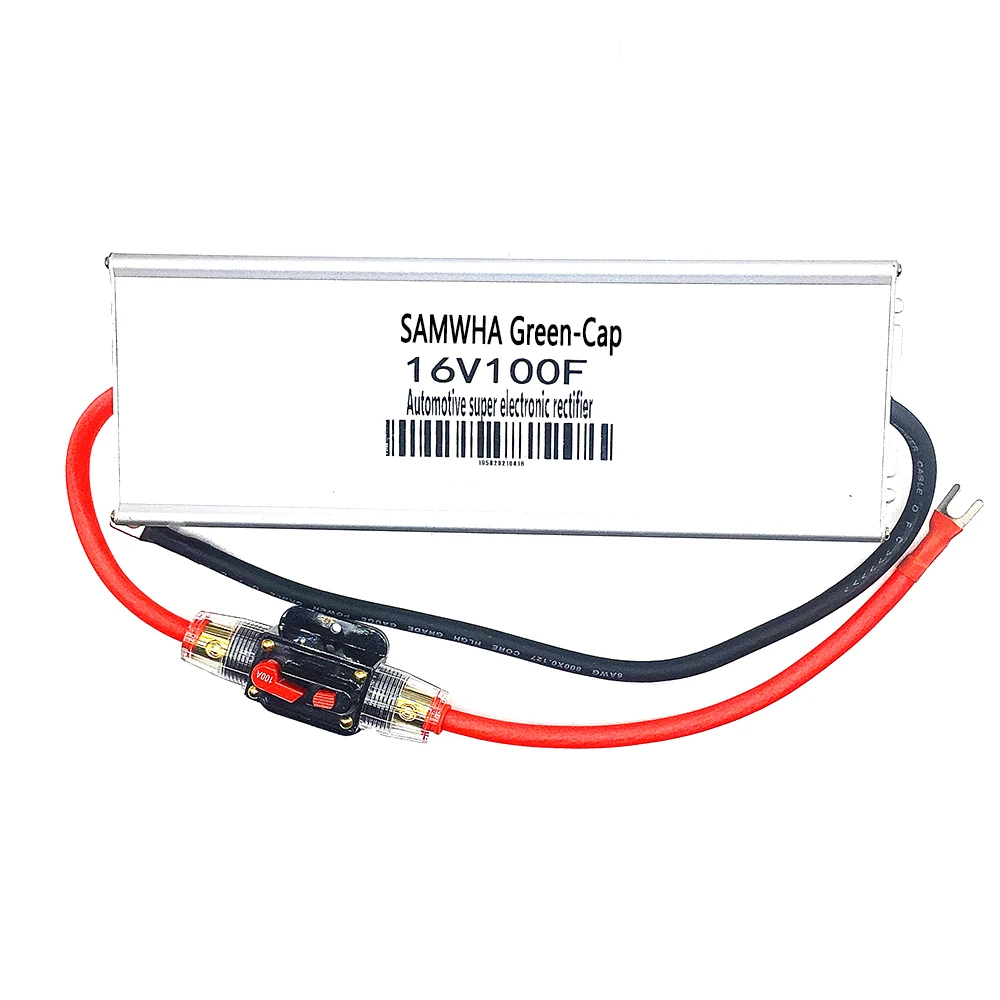 

SAMWHA Green-Cap 16V100F Supercapacitor Automobile Rectifier Module 2.7V600F Large Capacity With Protect Aluminum Shell