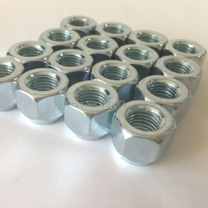 20 PCS OPEN END LUG NUTS BULGE ACORN 1/2