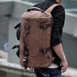 Korean Style Men's Canvas Backpack Fashion Outdoor Travel Backpack Youth Bag Computer Backpack Sholder Bag For men