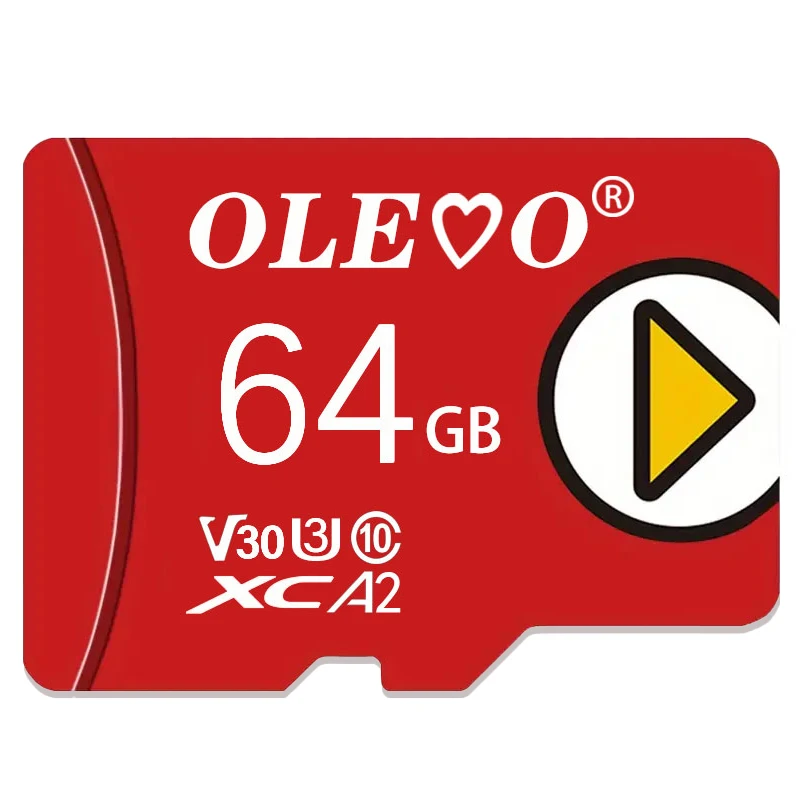 

Mini SD Memory Card U3 64GB V30 C10 Micro TF Cards For Phone Tablet camera