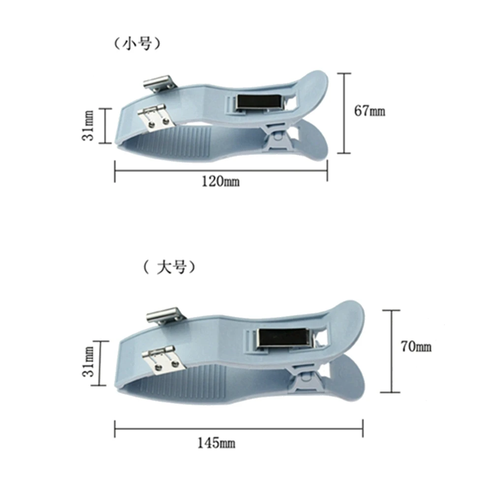 Nickel-plated EKG clamp 3.0&4.0 double purpose 2pcs big+2pcs small kit for EKG machine electrocardiograph connecting