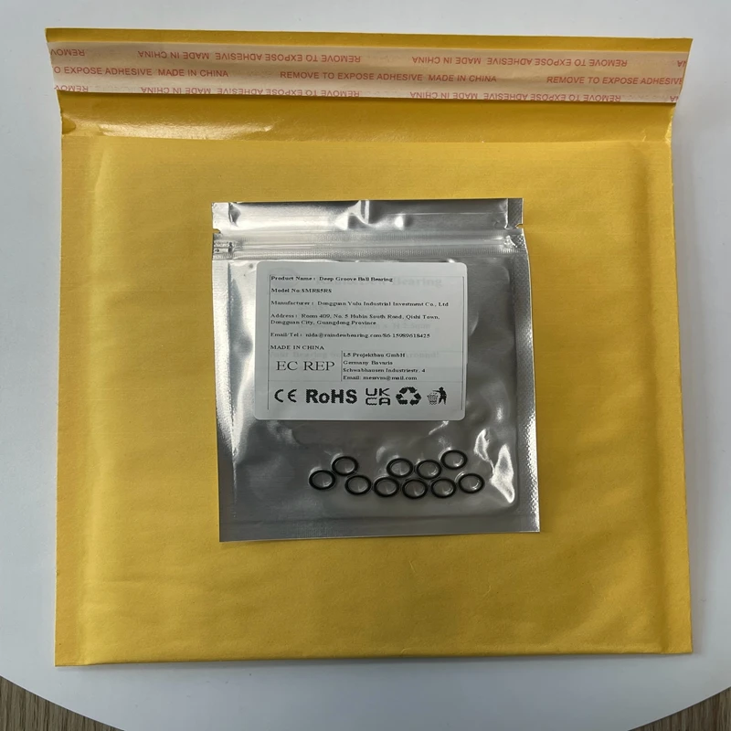 

10PCS SMR85RS 5x8x2.5 mm SMR85RS SMR85RS Stainless Steel Miniature Ball Bearings ABEC-7