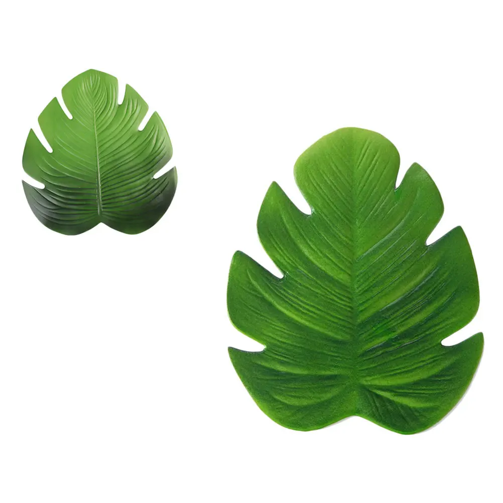 

2Pcs Leaf Shaped Cup Coaster Waterproof Anti-Slip Creative Decorative Tea Cup Mat Table Pad Drinking Coasters Household Coaster