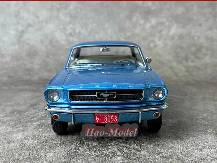 NOREV 1/18 For FORD Mustang Coupe 1965 Alloy Diecast Model Car Simulation Toys Boys Birthday Gifts Hobby Display Collection