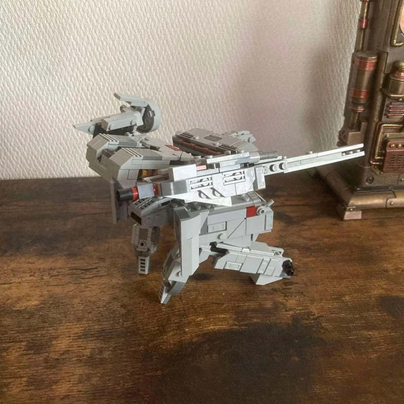 582 sztuk Moc Metal Gear Rex kompatybilny 75375 Millennium Falcon Model klocki kreatywny montaż cegły zabawki dla dzieci DIY prezenty