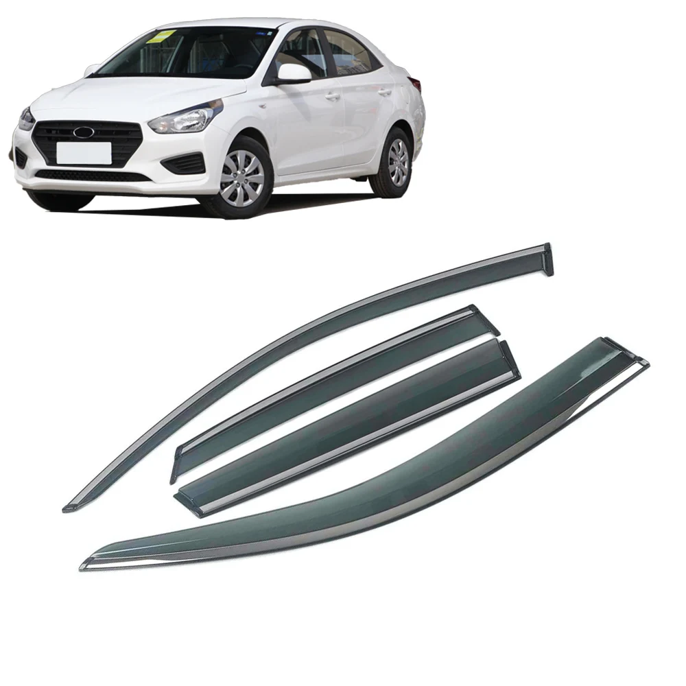 

Для HYUNDAI Verna I25 Accent Solaris Grand Avega RB хэтчбек седан окно автомобиля козырек от дождя щит укрытие дефлектор