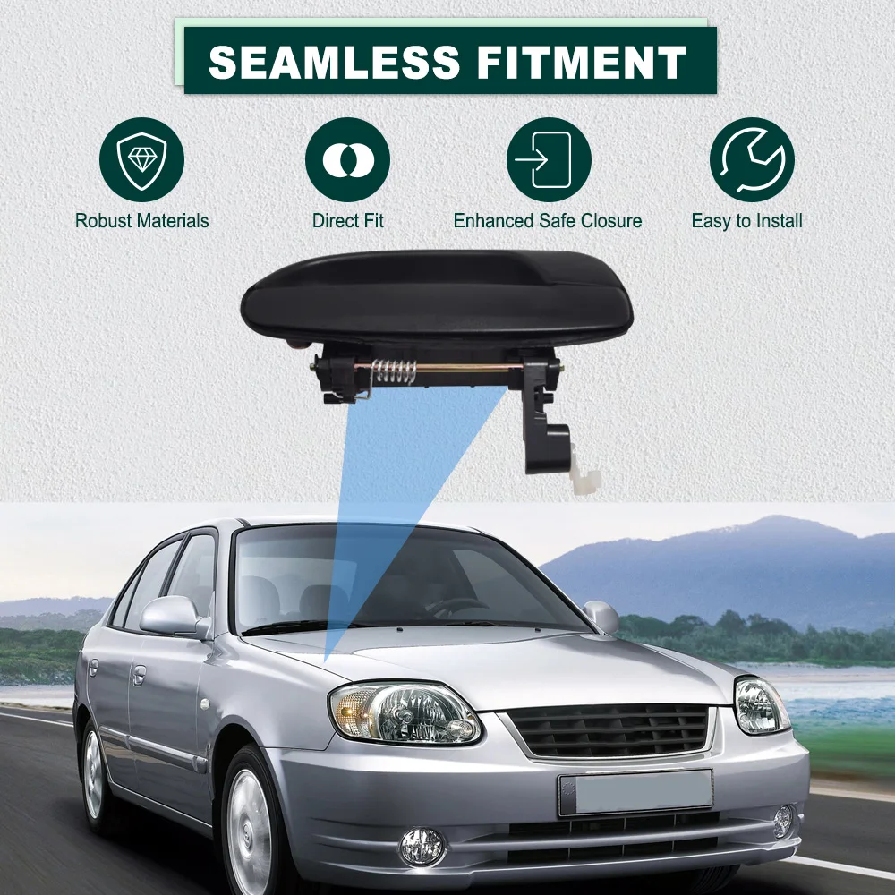 

Car Rear Outside Exterior Door Handle for Hyundai Accent 2000 2001 2002 2003 2004 2005 2006 83650-25000 83660-25000