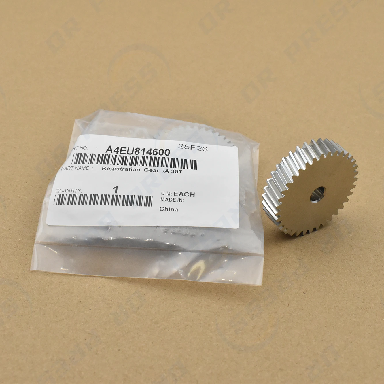 30 dyas to ship A4EU814600 Registration Gear /A 35T for Konica Minolta 6120 6136P 6272P 2100 951 1052 1250 1250P 2250P