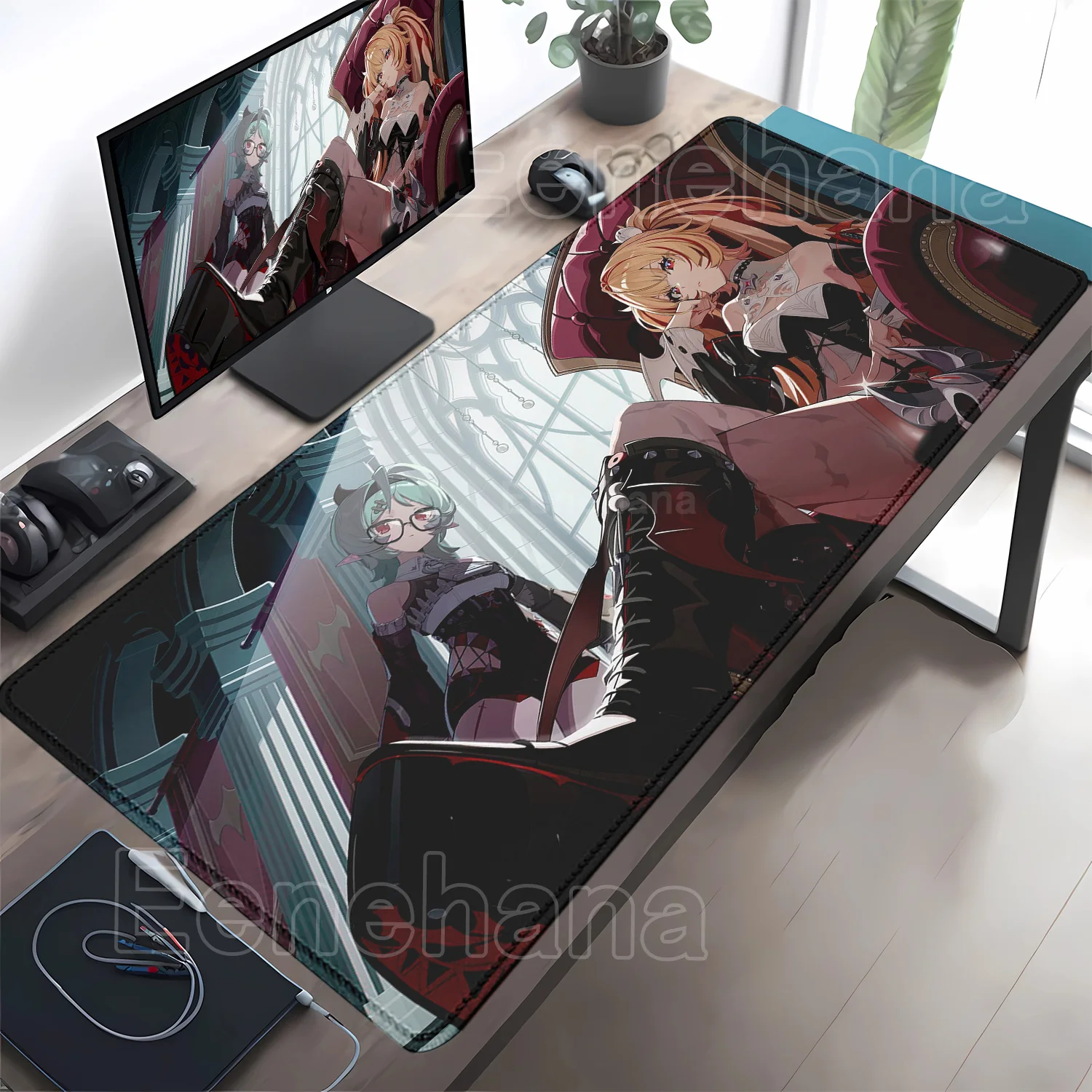 Claret ZZZ Zenless Zone Zero Mouse Pad PC Gaming Non-slip Base Office Accessories Carpet Keyboard HD Printing Overlock Desk Mat