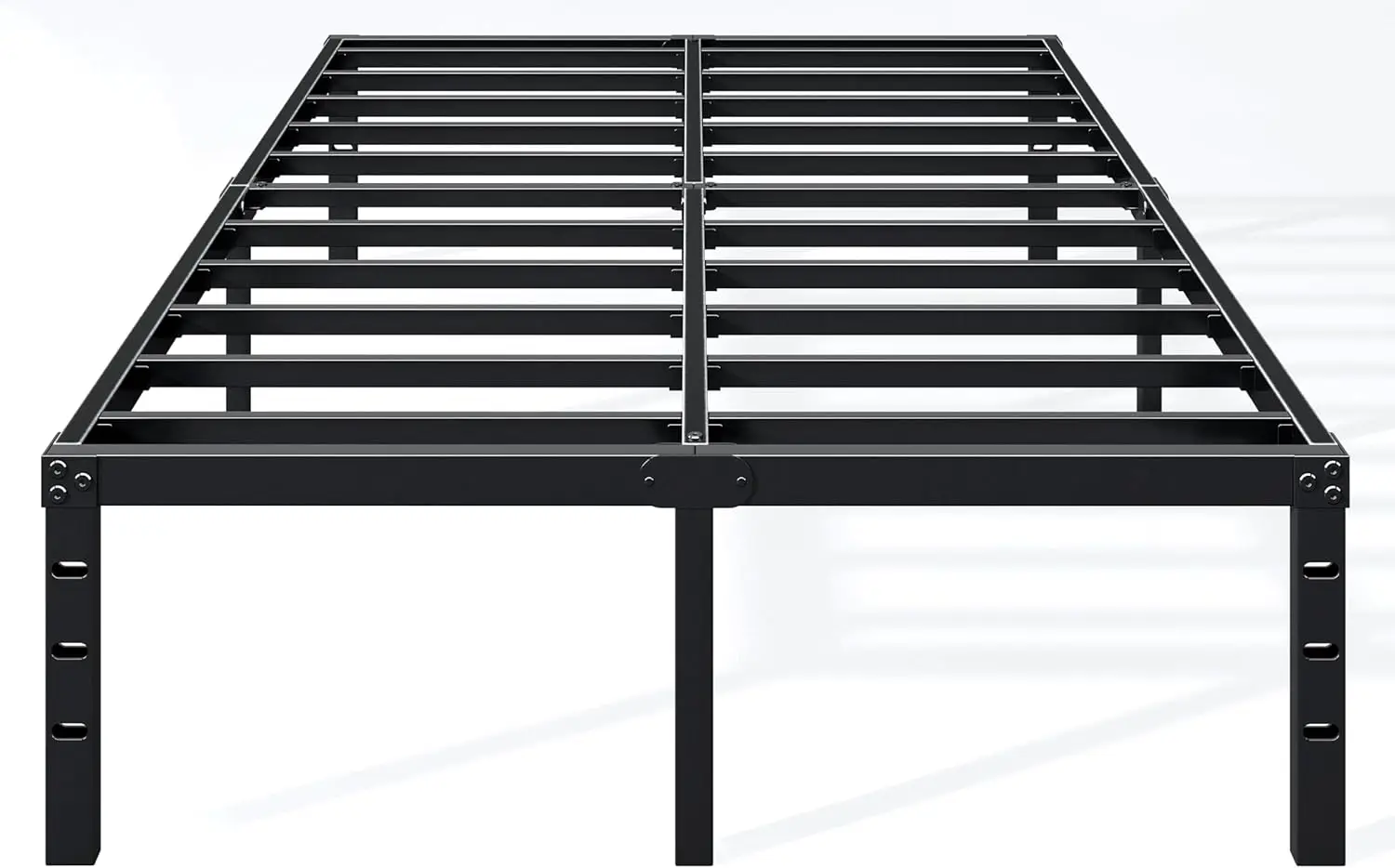 

14 Inch Queen Bed Frame - Sturdy Metal Platform Queen Size, No Box Spring Needed, Heavy Duty, Easy Assembly, Strong Bearing Capa