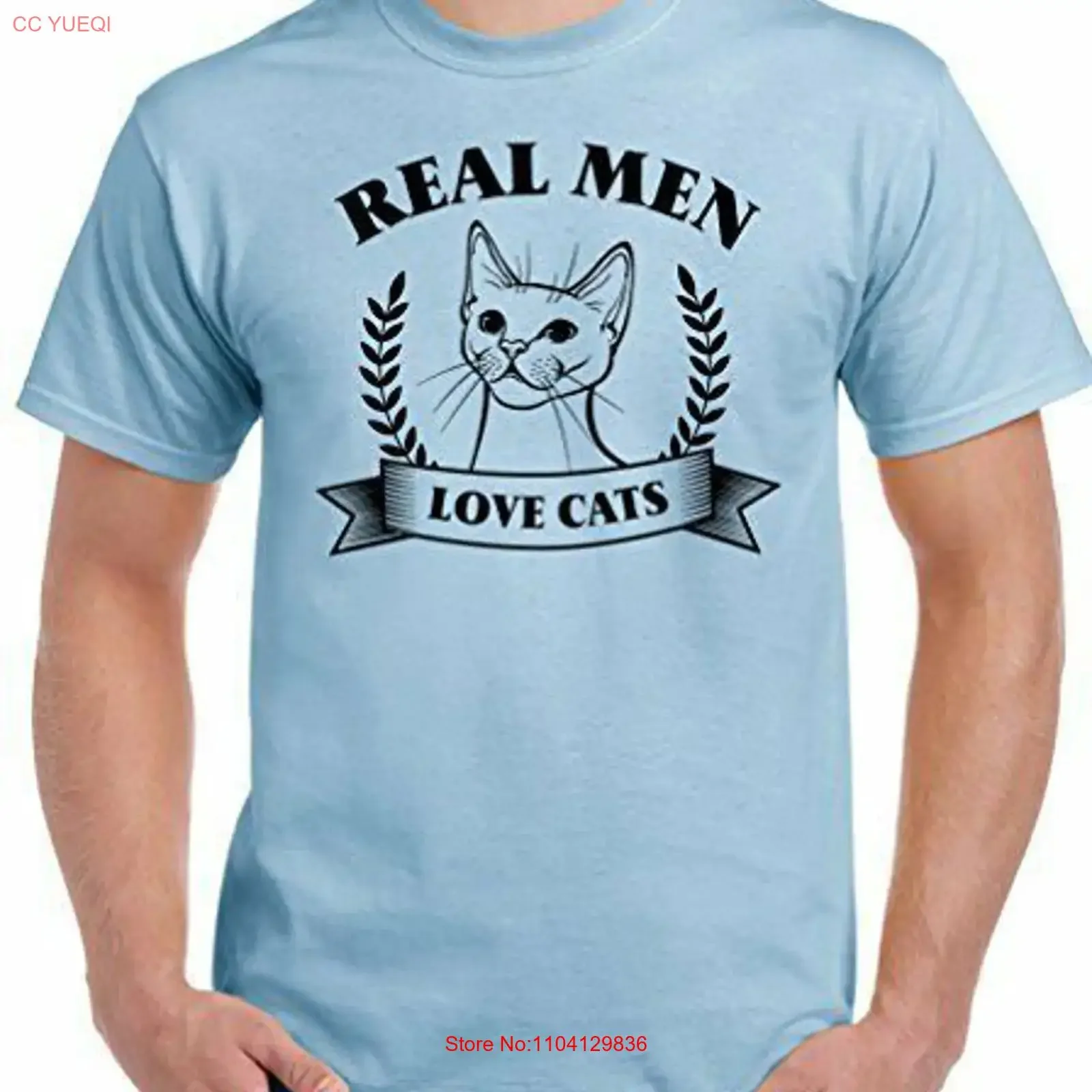 Cat T Shirt Real Men Love Mens Funny Feline Humor Pussy Kitten Tom Pet vintage Washed Top For Everyday Wear Soft graphic