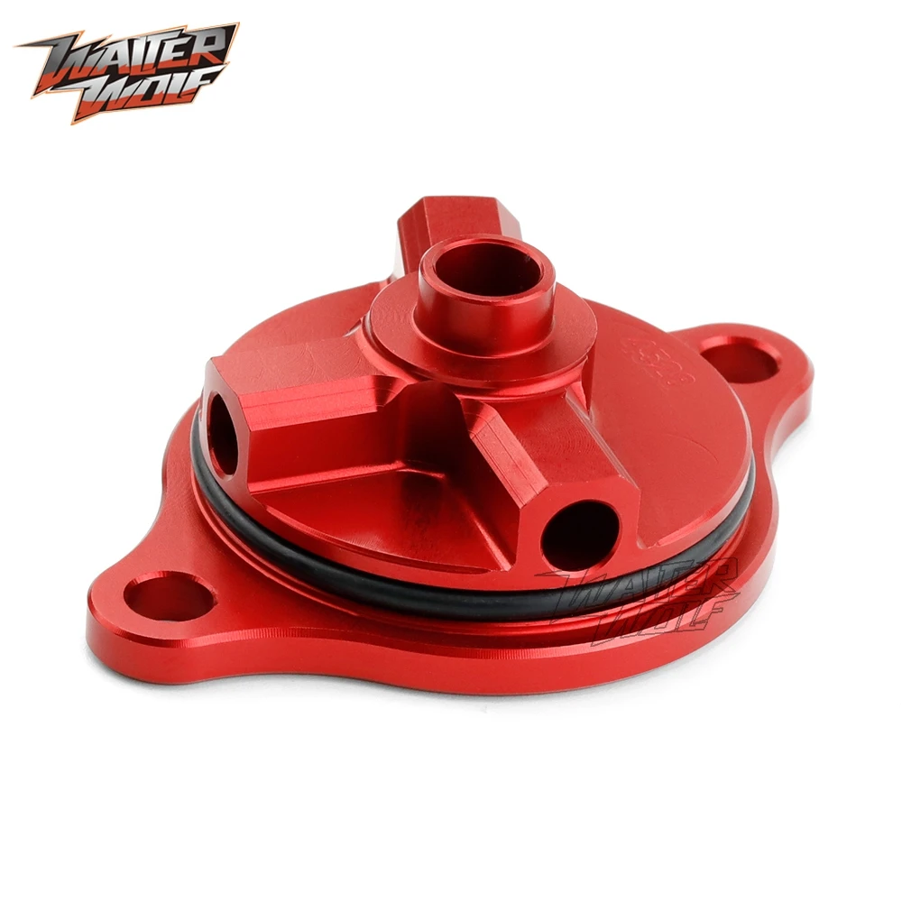 CRF450 Motocross Enduro Engine Oil Filter Cover Plug Cap For Honda CRF450R CRF450X TRX450R TRX450ER CRF TRX 450 R/X 2002-2017