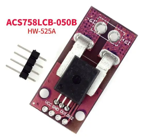 CJMCU-758 ACS758 ACS758LCB-050B-PFF-T Linear Hall Current Sensor Module for Arduino ACS758LCB-100B-PFF-T 3.3-5V 50A