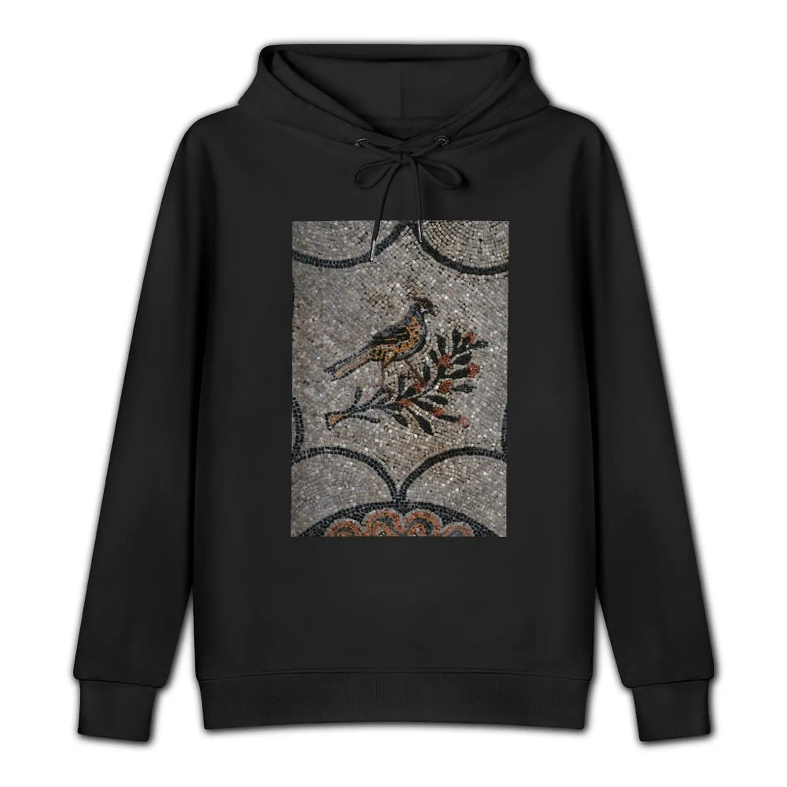 Symbol of Blessed in Paradise in Aquileia mosaic Pullover Hoodie men's autumn clothes clothes for men hoodie