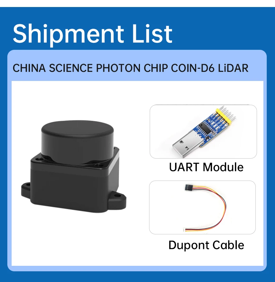 Lslidar N10 360 °   Kit Lidar, capteur radar laser TOF, 25m, 30000 Lux, anti-éblouissement, prise en