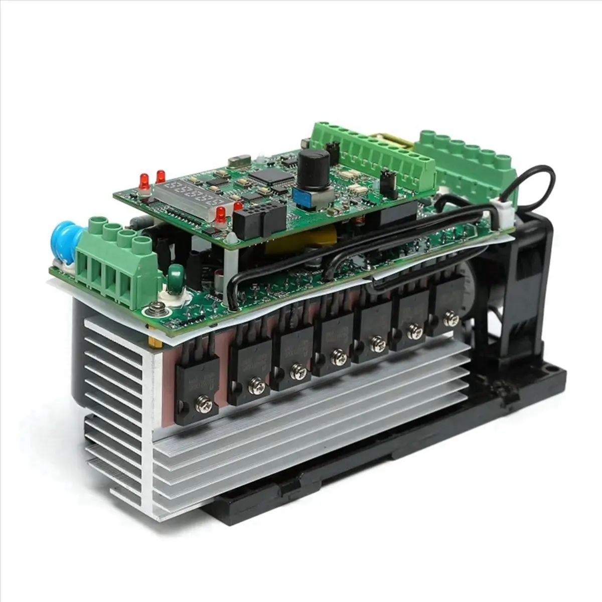Limited Stock！220V to 380V VFD Frequency Converter Single Phase Input Three Phase Output Inverter 5.5KW Motor Speed Controller
