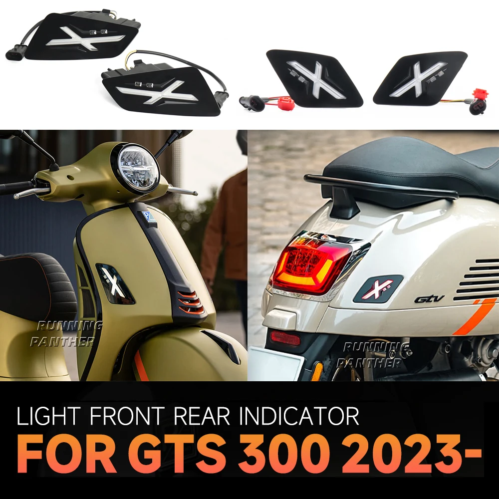 

Turn Signal Lamp Light Front Rear Indicator Flasher Blinker Lights For Vespa GTS 300 GTS300 gts300 2023-2025 Motorcycle
