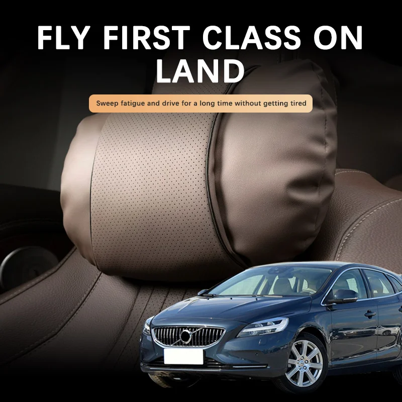 NEW Top Quality Car Headrest Comfortable Anti-fatigue Soft Car Neck Support Pillow For Volvo V40 V50 V60 V70 V90