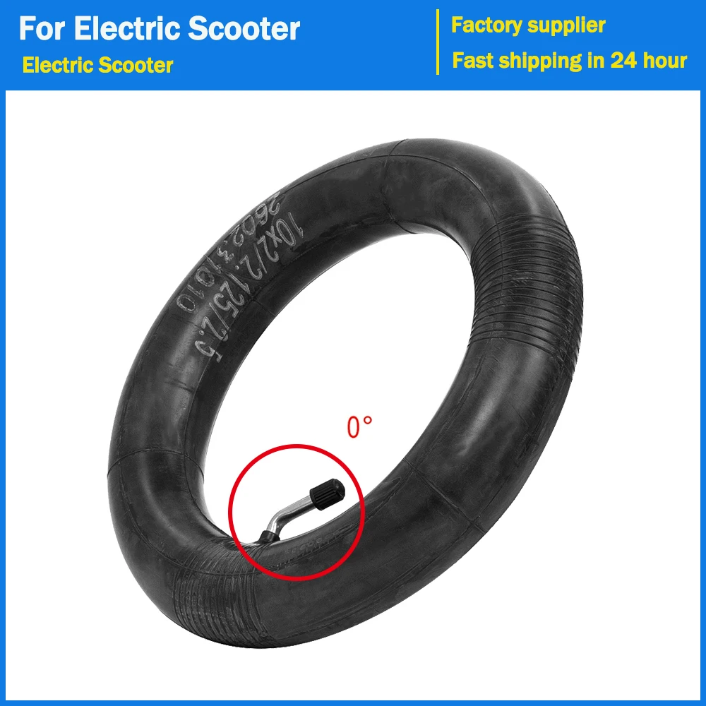 10X2/2.125/2.5 Inner Tube for Electric Scooter Pneumatic Tyre 10x2.125 10x2 Tire 0 Degree Camera Balancing Car 10 Inch Wheel