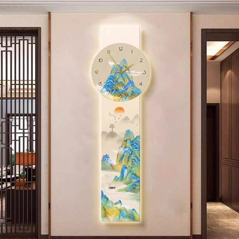 Modern Number Wall Clocks Art Mural Lamp Living Room Aesthetic Luxury Wall Watch Creative Silent LED Clock Home Decoration