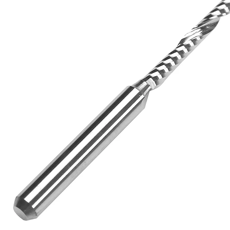 

ABWZ-50 PCS 2Mm X 15Mm Carbide Single Flute End Mill Router Bit For Engraving Machine