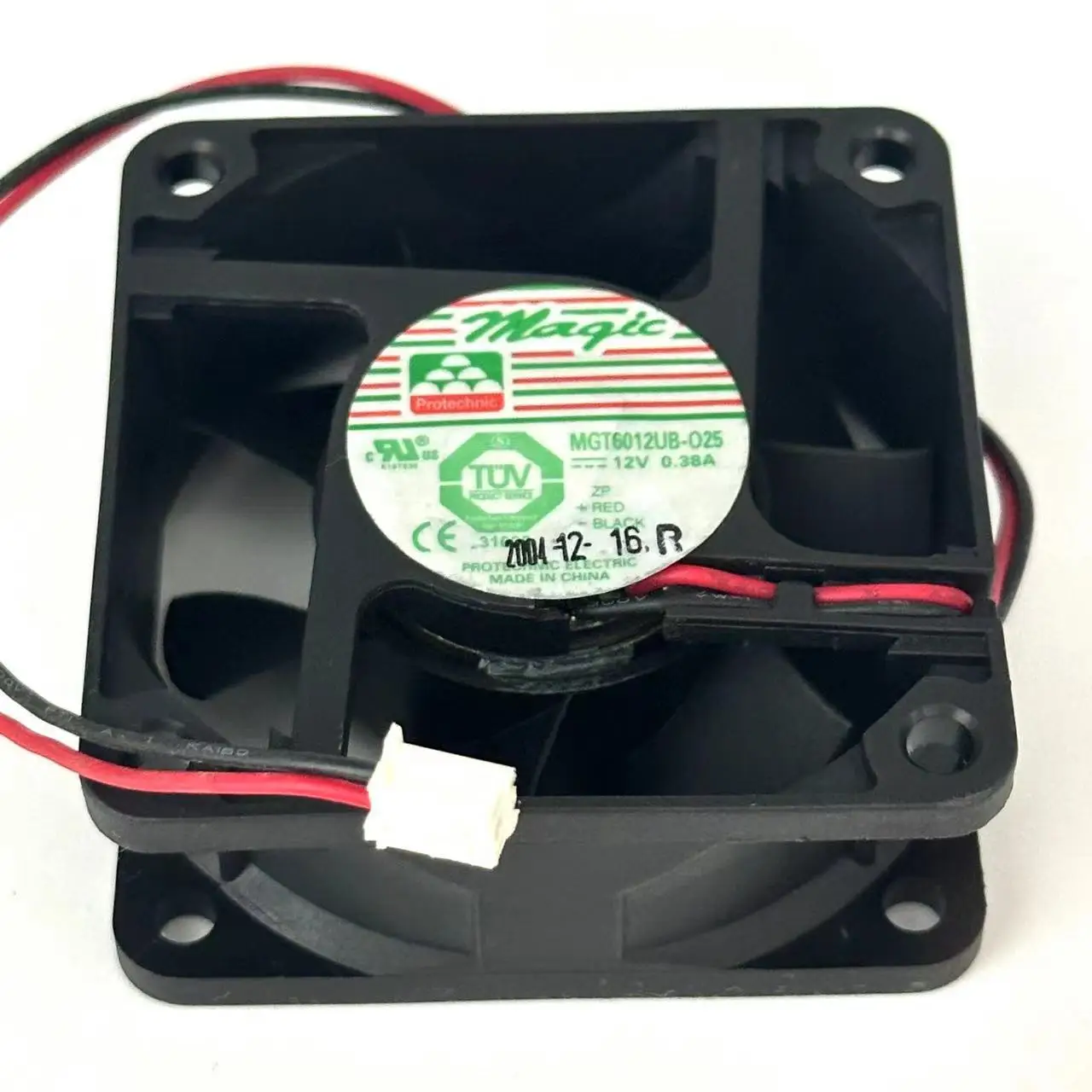 

Magic MGA6012UB-O25 DC 12V 0.38A 60x60x25mm 2-Wire Server Cooling Fan