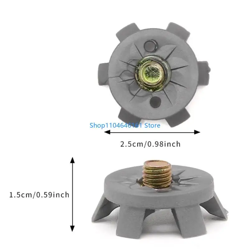 16pcs Chaussures golf non golf Pin Swer Shoe Nails Golf Shoe Spiks Remplacement Twists Fast Turn Turn Vis