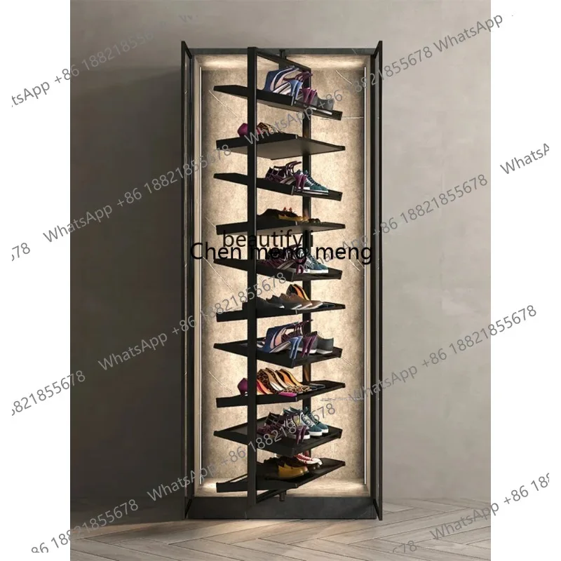 LHY26 ss HJ Shoe Cabinet Pull-out Shoe Rack Foyer Doorway Large Capacity Storage Modern Minimalist