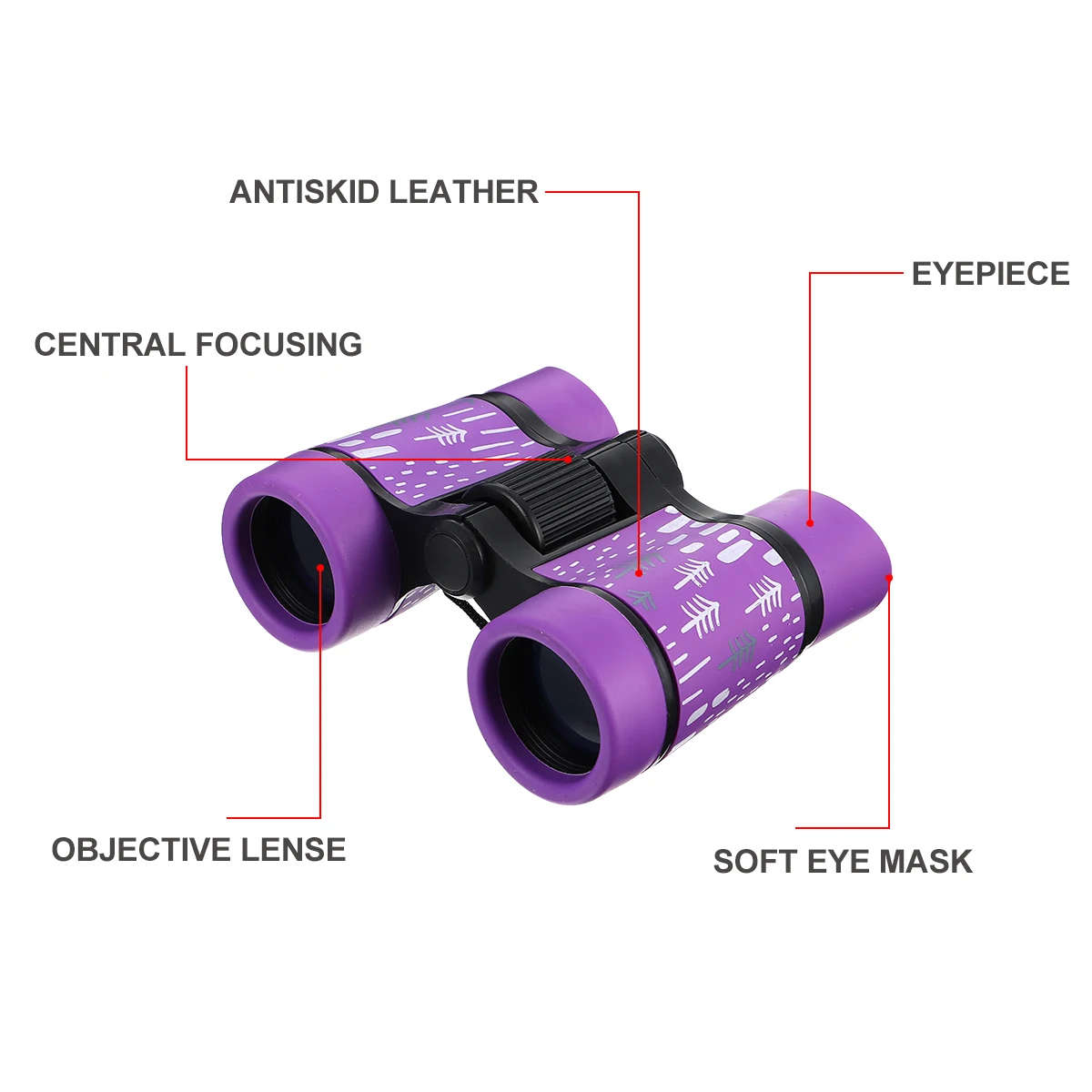 

1pc Printed Kids High Resolution Durable Shockproof Children Telescope For Bird Watching Star Gazing Hiking Outdoor