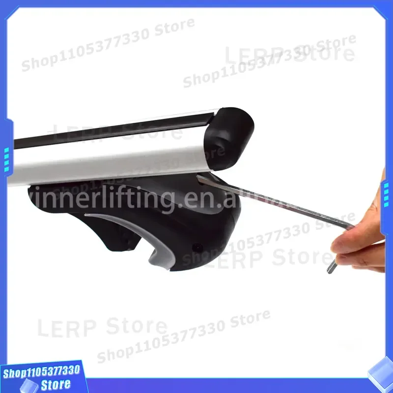 Universal 54 Inch Aluminum Roof Rack Crossbar With Key Lock High Quality Car Top Carrier Bar For Luggage Bike Kayak Transport