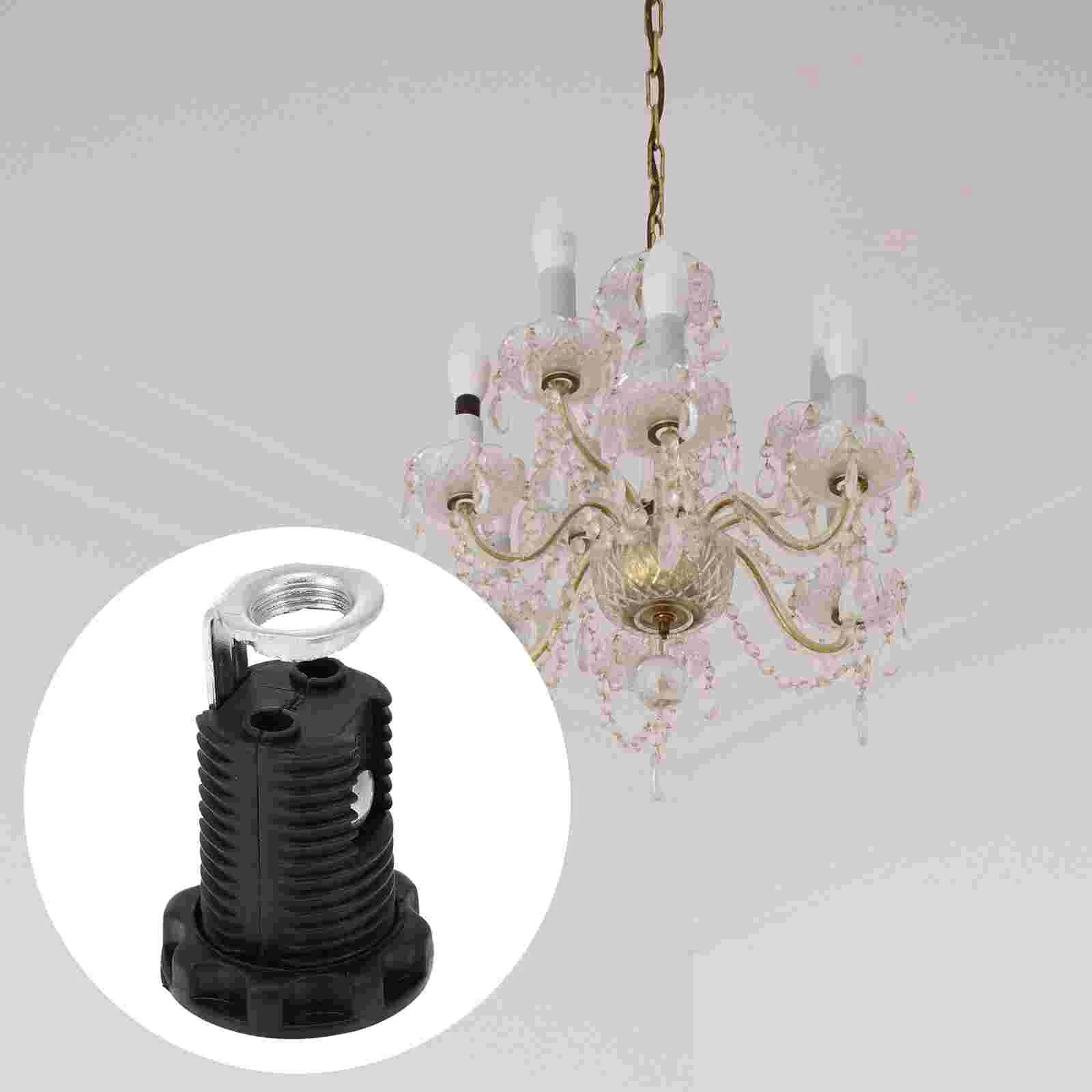 10 Pcs Vintage E12 Lamp Holder Screw Socket Adjustable Adapter Chandelier Light Bulbs