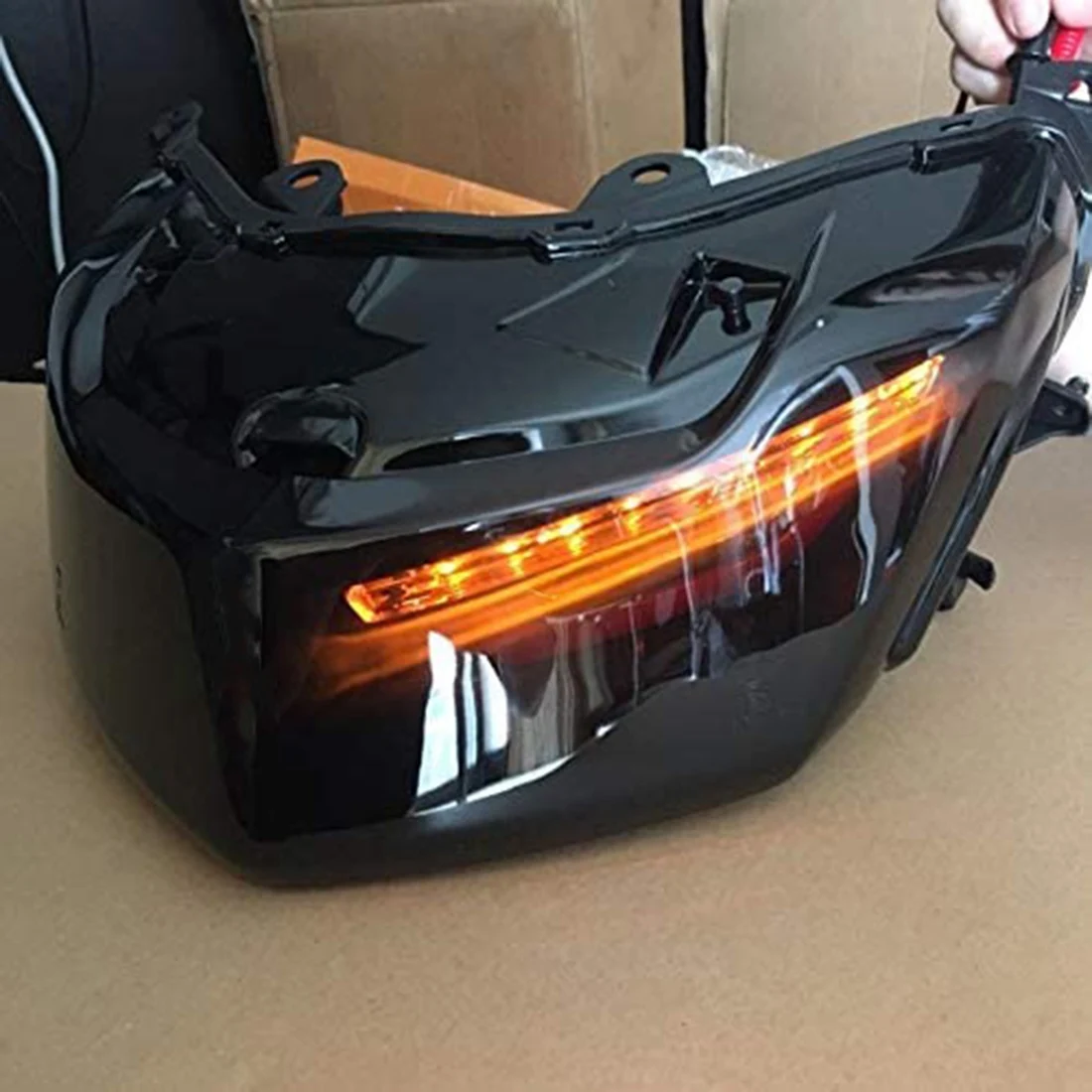 Leading-Edge-Motorcycle Rear Taillight With Turn Signal For Yamaha Nmax155 Nmax150 2016-2019