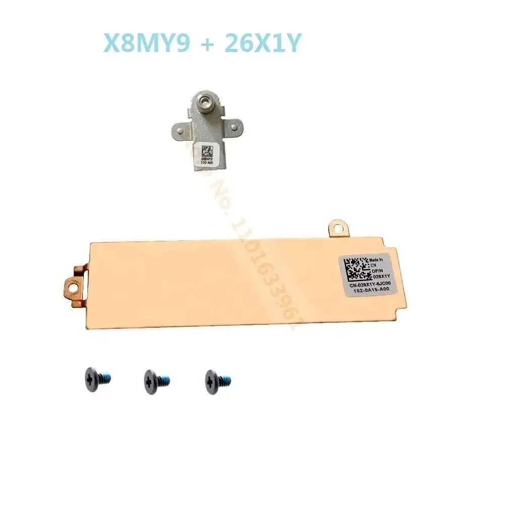 Suporte de substituição para SSD NGFF M.2 NVME 2280, com dissipador de calor e tampa, para portátil Dell G15 5510 5511 5515, ideal para jogos.