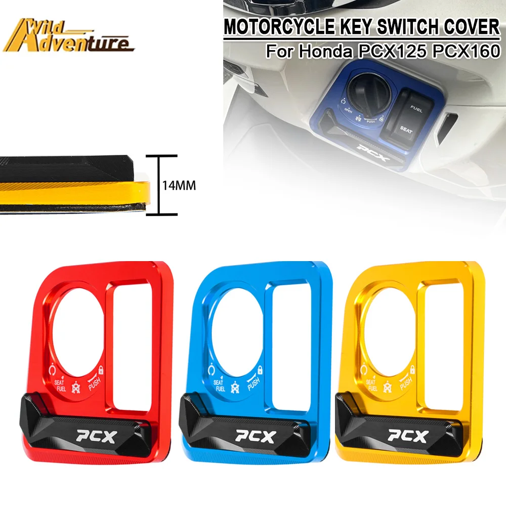 

PCX125 PCX160 Motorcycle Key Switch Cover For Honda PCX125 160 2021-24 Ignition Key Switch Lock Cover Cap Motorcycle Accessories