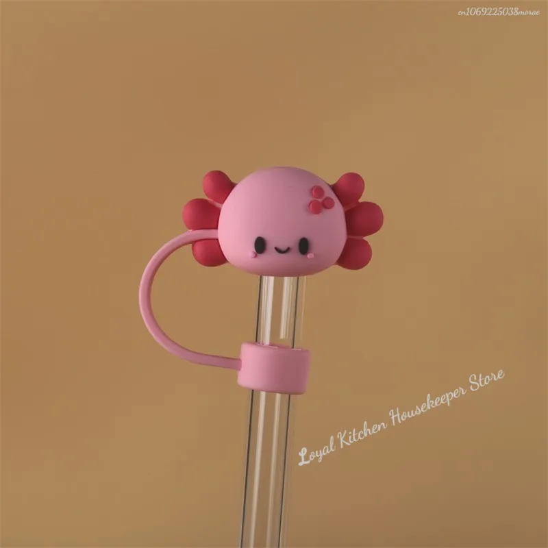 1PC Silicone Sealing Straw Plug Reusable Drinking Dust Cap Cartoon Plugs Tips Cover Suit Kitchen Cup DIY Accessories