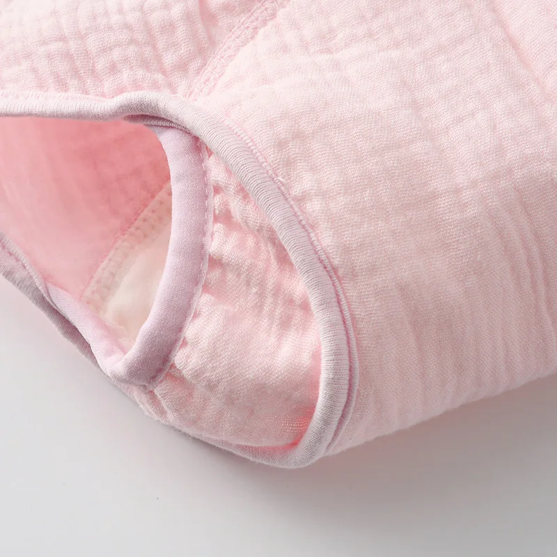Oddychające majtki treningowe dla niemowląt, wodoodporne pieluchy, bawełniane gazy, pralne pieluchy dla małych dzieci, majtki do nauki korzystania z toalety.