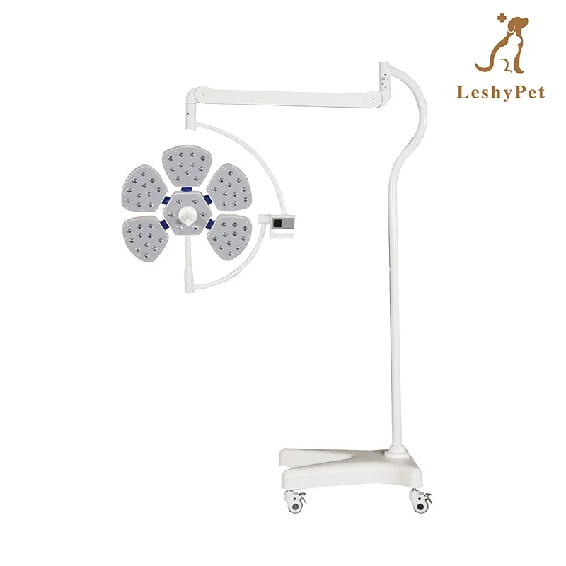 Leshypet LED Medical Light Portable Mobile Floor Standing Surgical Operating Lamp