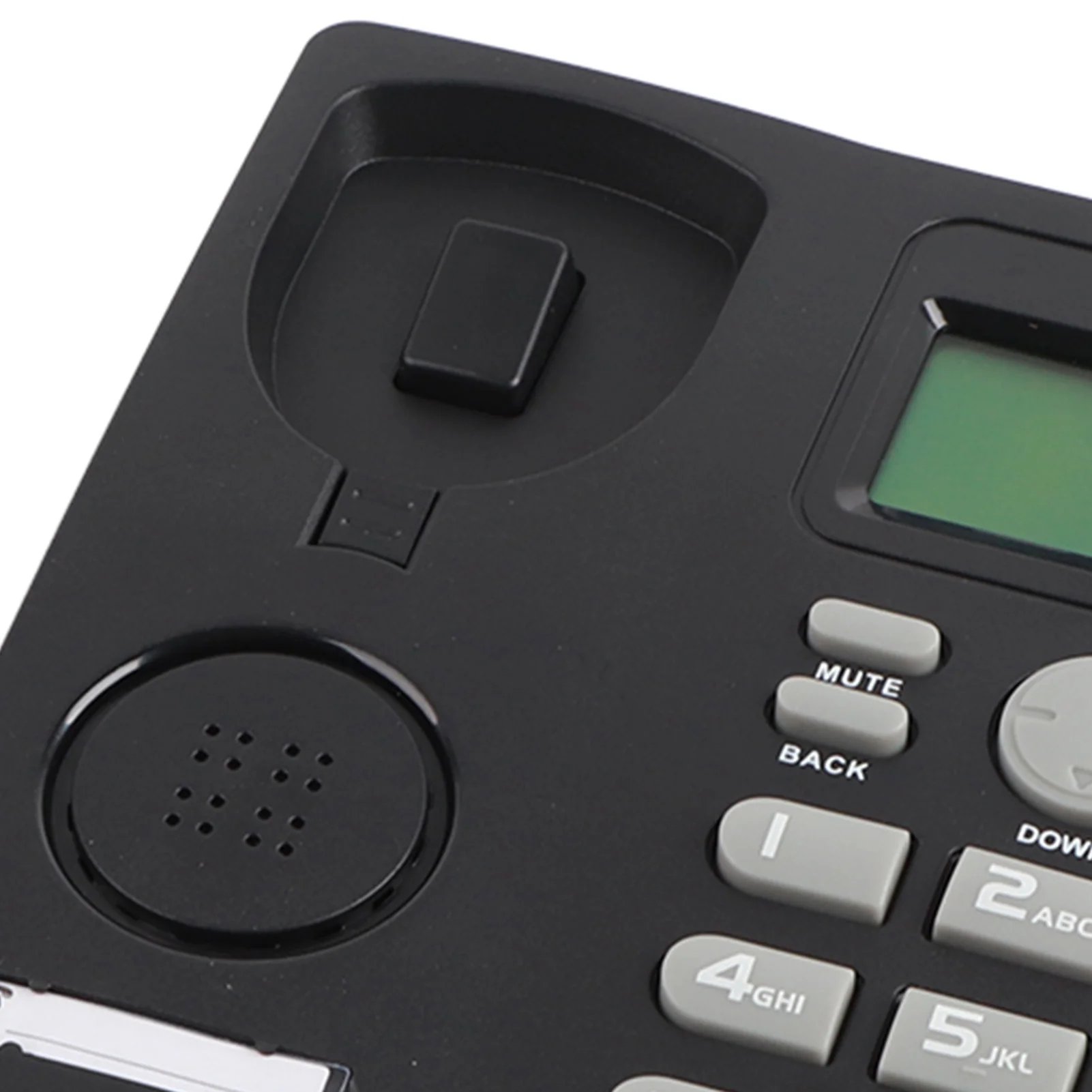 سطح المكتب هاتف أرضي حبلي ، اتصال يدوي ، وظيفة كتم الصوت ، دعم الهاتف ، المنزل ، المكتب