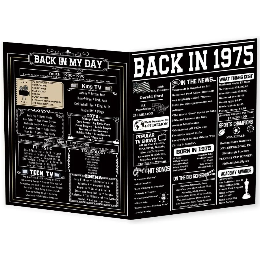 كبير 50th بطاقة عيد ميلاد هدية للنساء الرجال أفضل خمسين سنة بطاقة عيد ميلاد لأمي أبي سعيد تحول 50 فكرة هدية عيد ميلاد ل