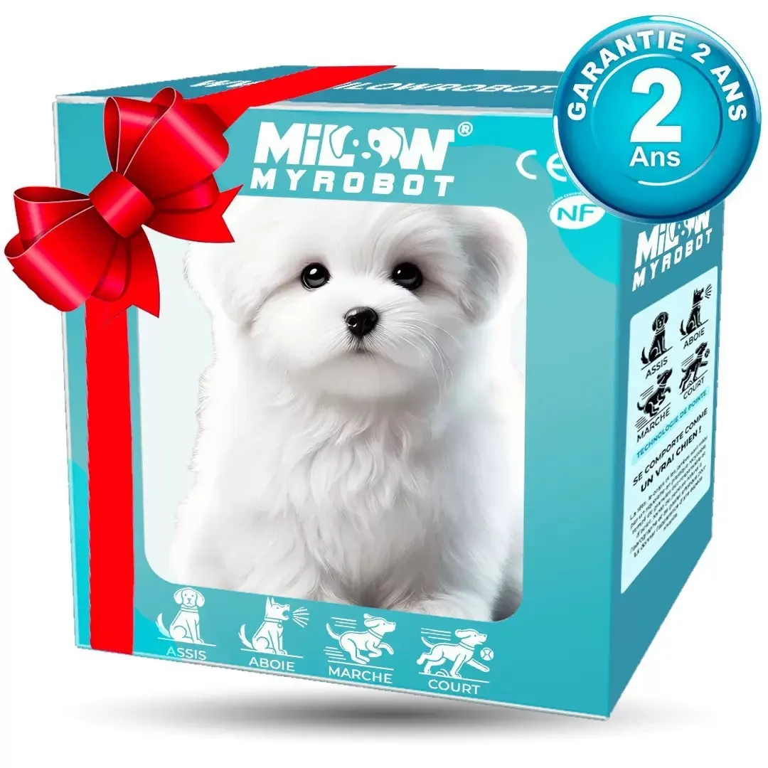 My robot little dog short plush toy