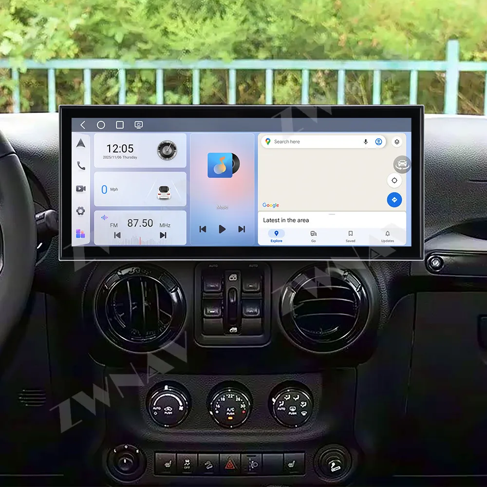 

Мультимедийный GPS-плеер для автомобиля с сенсорным HD-экраном 15,8 дюйма на Android 15 для Jeep Wrangler 2017-2023, аксессуары для интерьера автомобиля