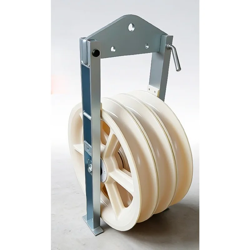 Single wheel three wheel five wheel wire pay-off pulley large diameter nylon  pay-off pulley 660 822 916