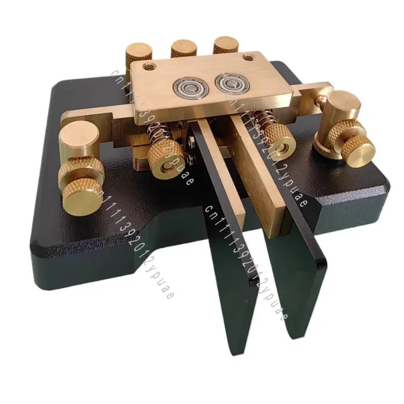 CW Automatic Keyer, Brass Morse Code Telegraph Key for Shortwave Radio Communication
