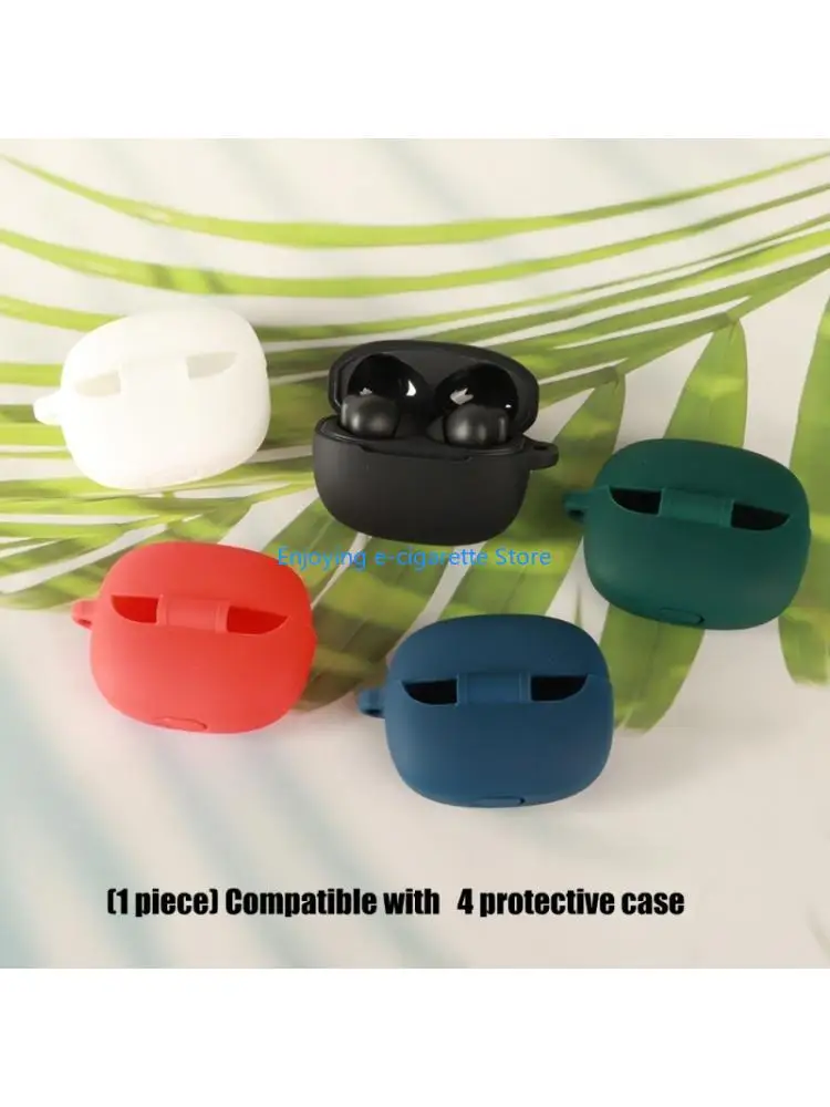 Earbud Silicone Housing Cover for Buds 4 Charging Case with Light Window Y4QF