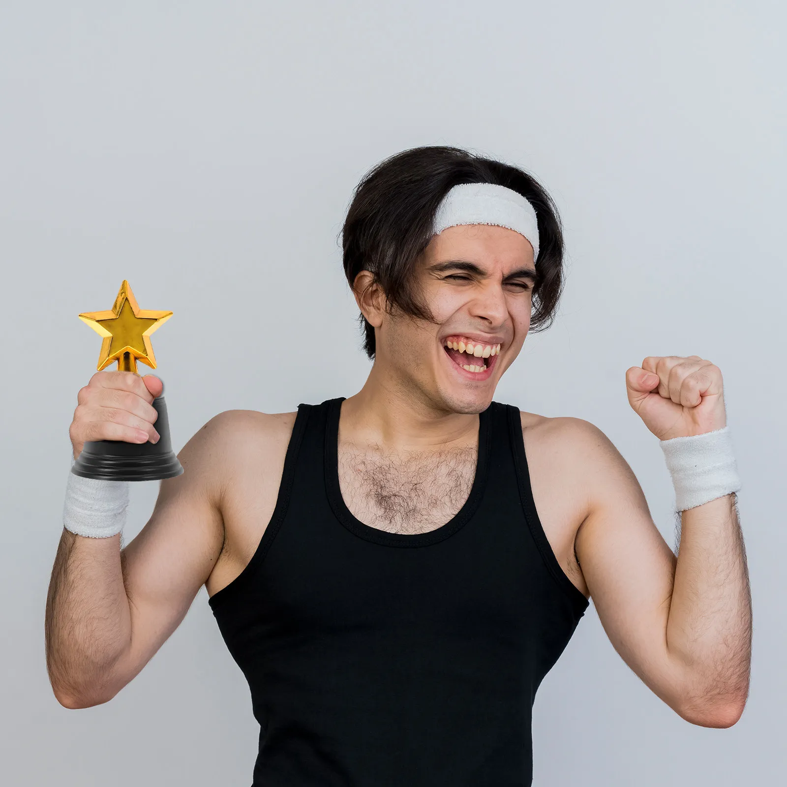 

Набор из 6 пластиковых наградных звезд-кубков для вечеринок, поощрений в классе, спортивных мероприятий, церемоний награждения